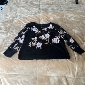 Floral sweater
